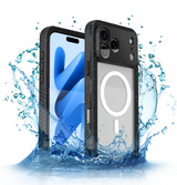 xBase iPhone 17 Pro Waterproof MagSafe Compatible Case w/Wrist Strap