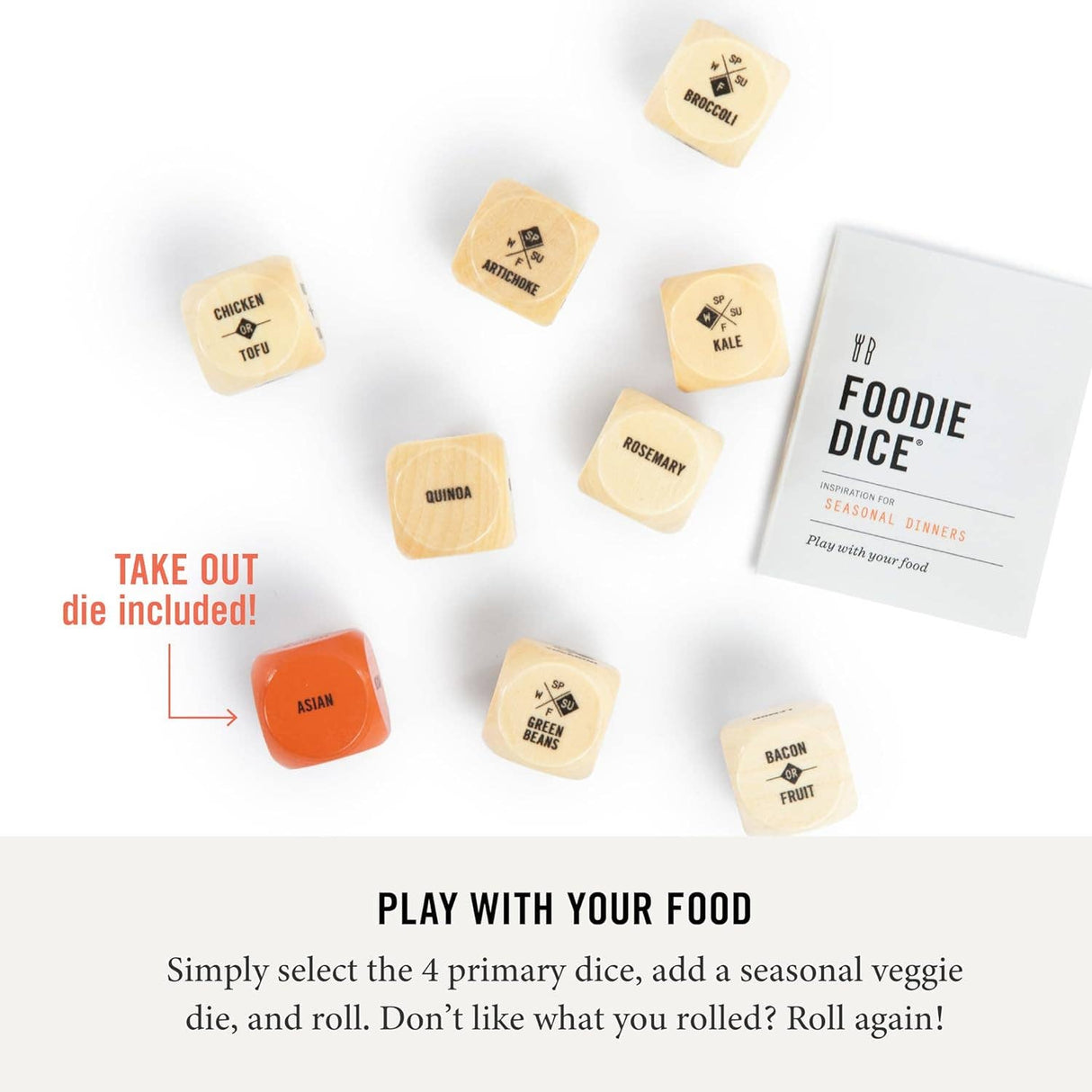 Two Tumbleweeds - Foodie Dice - Inspiration for Seasonal Dinners