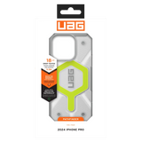 Urban Armor Gear (UAG) - Pathfinder Clear MagSafe Case for Apple iPhone 16 Pro - Active Neon