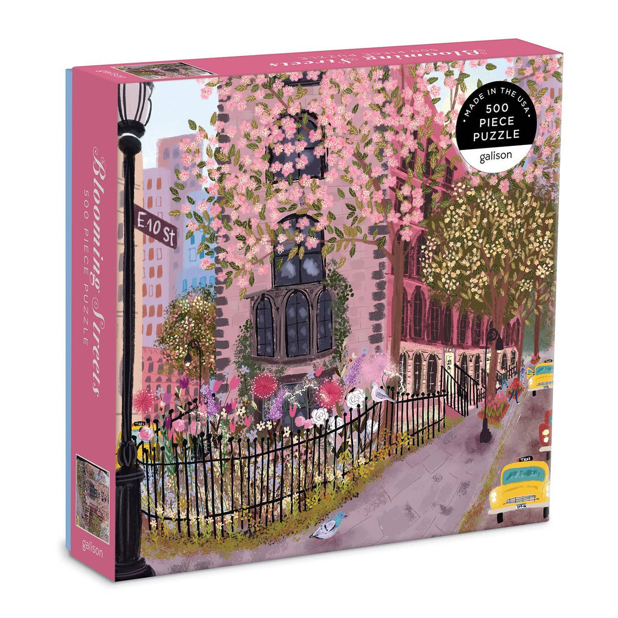Galison - Blooming Streets 500 Piece Puzzle