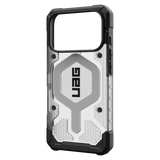 Urban Armor Gear (UAG) - Pathfinder Clear MagSafe Case for Apple iPhone 17 Pro - Ice and Silver