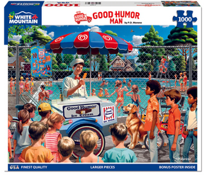 White Mountain Puzzles - Good Humor Man - 1000 Piece Jigsaw Puzzle