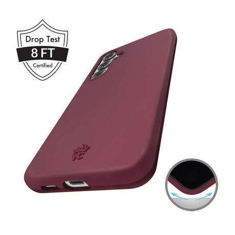 VELVET CAVIAR -  Samsung Galaxy S25 - Burgundy 1990 Phone Case