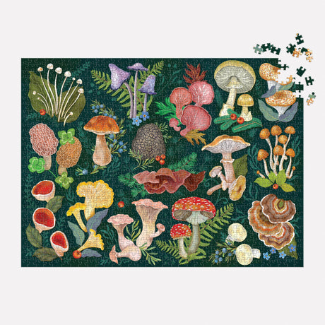 Galison - World of Mushrooms 1000 Piece Puzzle by Galison