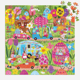 Mudpuppy - Hoppin' Around 500 Piece Family Puzzle