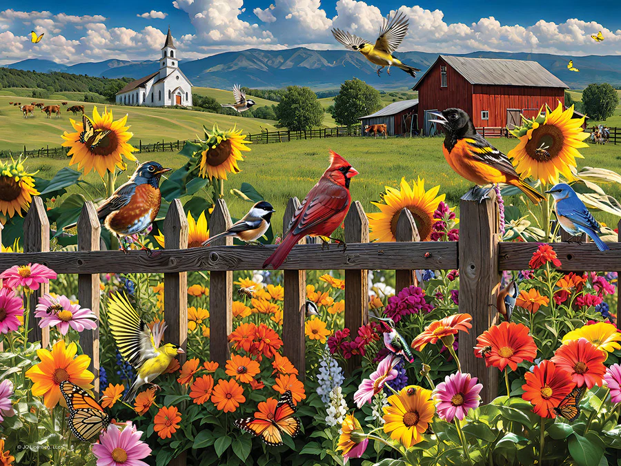 White Mountain Sunday Gathering - 500 Piece Jigsaw Puzzle