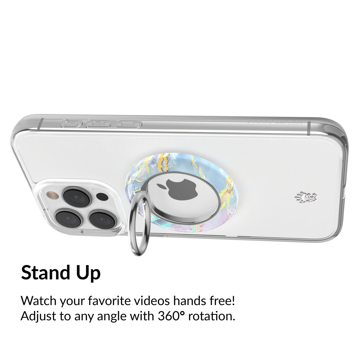 VELVET CAVIAR - Magnetic Phone Ring & Stand - Holo Moonstone