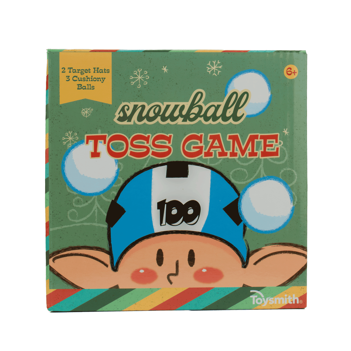 Toysmith - Snowball Toss Game - Holiday, Christmas, Winter
