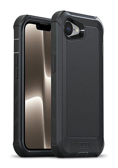 xBase iPhone 17E/16E Boulder - Magsafe Heavy-Duty Co-Molded Rugged Protective Case - Black
