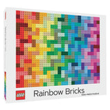 Lego Rainbow Bricks 1000 Piece Puzzle