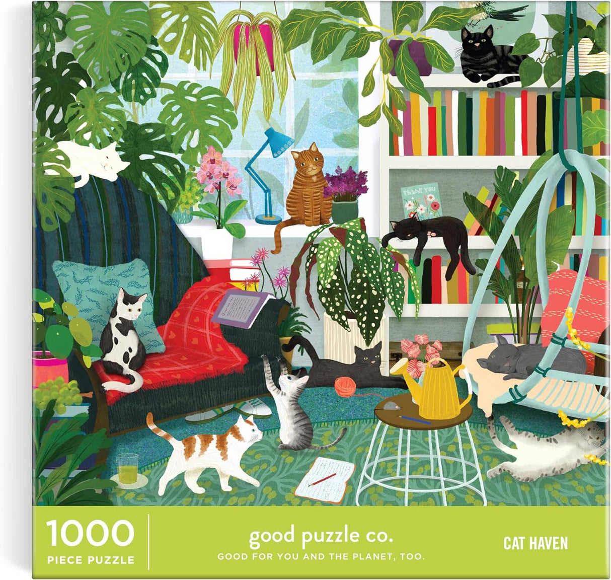 Galison - Cat Haven 1000 Piece Puzzle