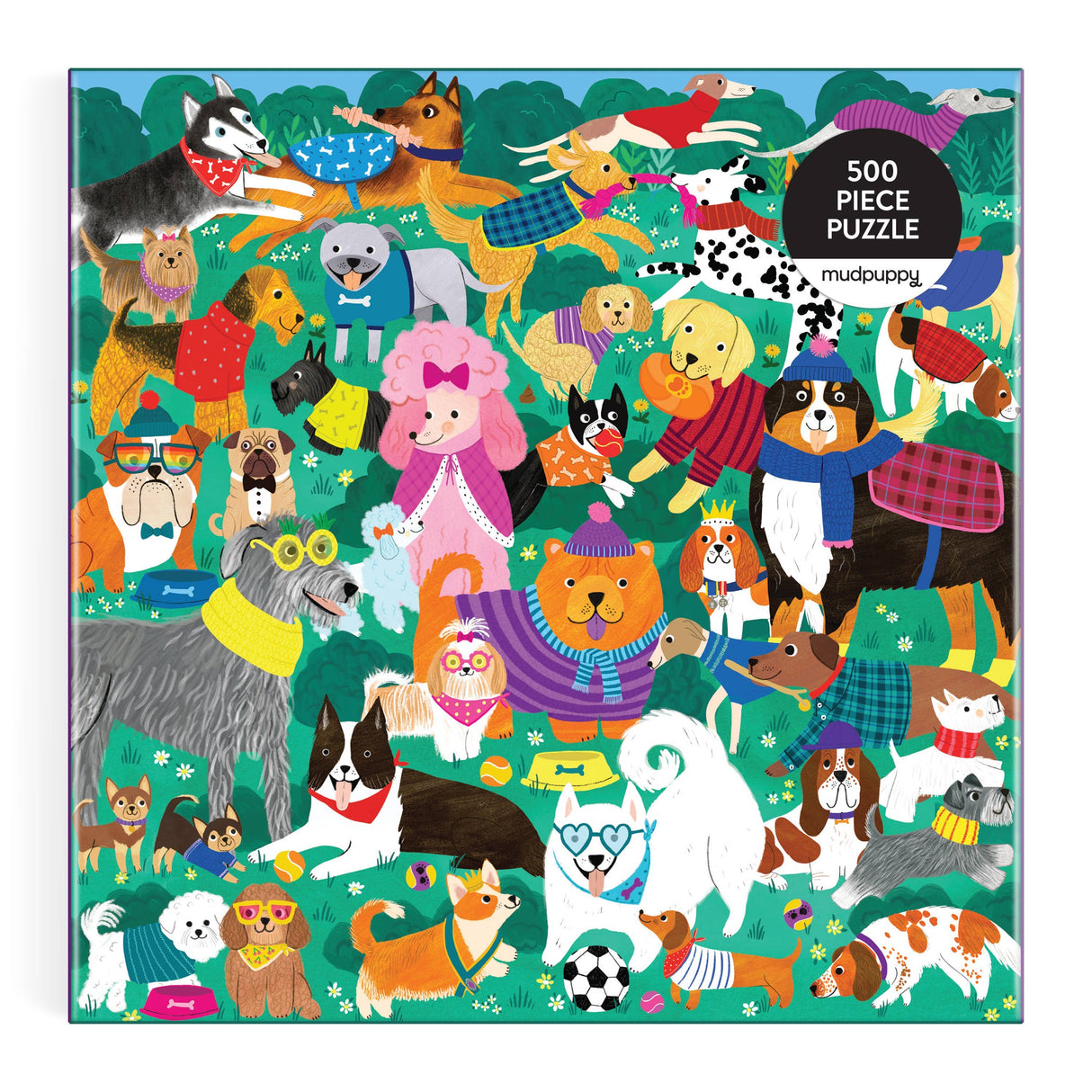 Mudpuppy - Doggone Days 500 Piece Family Puzzle