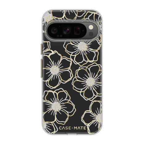Case-Mate - Floral Gems Case for Google Pixel 9 / Pixel 9 Pro - Gold