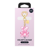 VELVET CAVIAR - Tech & Bag Charm- Pink Teddy