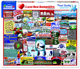 White Mountain Puzzles I Love New Hampshire - 1000 Piece Jigsaw Puzzle