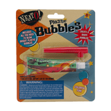 Toysmith - Neato! Plastic Bubbles, Blow & Shape Your Own- Retro Classic
