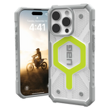 Urban Armor Gear (UAG) - Pathfinder Clear MagSafe Case for Apple iPhone 16 Pro - Active Neon