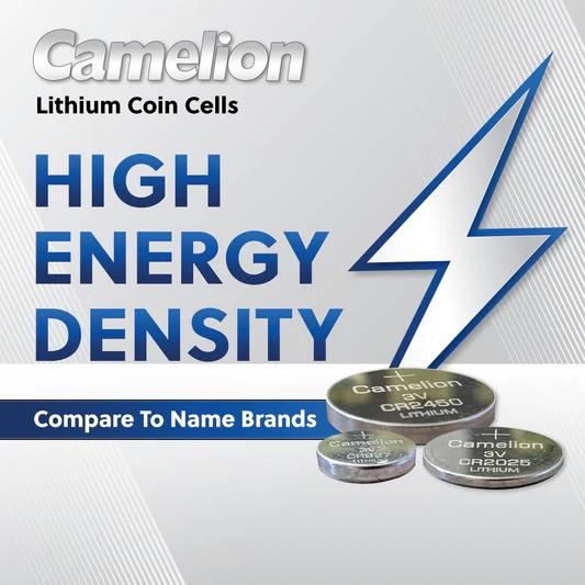 CAMELION CR2450 3V LITHIUM COIN CELL BATTERY