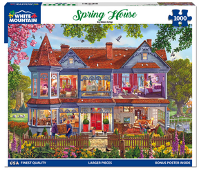 White Mountain Puzzles - Spring House - 1000 Piece Jigsaw Puzzle