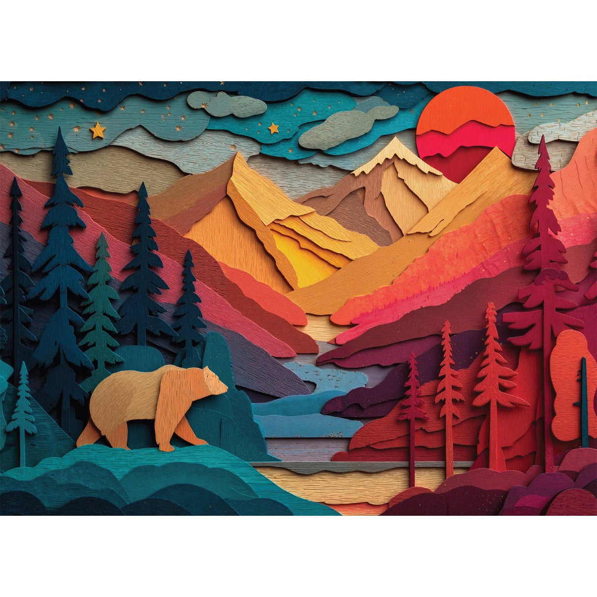 Final Piece Puzzles - No. 8 - Bear Country - 500 Piece