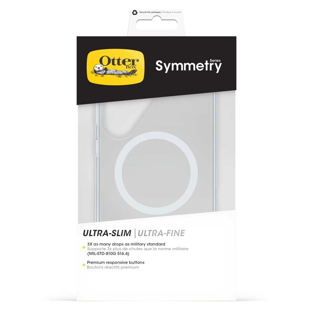 OtterBox - Symmetry Clear Magnetic Case for Samsung Galaxy S25 Ultra - Clear