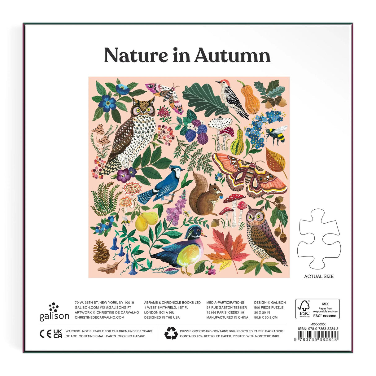 Galison - Nature in Autumn 500 Piece Puzzle