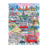 Galison - Michael Storrings Cities Around the World 1000 Piece Puzzle