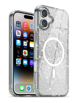 IPHONE 16 XBASE SPARKLELINE SERIES MAGSAFE COMPATIBLE CASE - IRIDESCENT - image 2