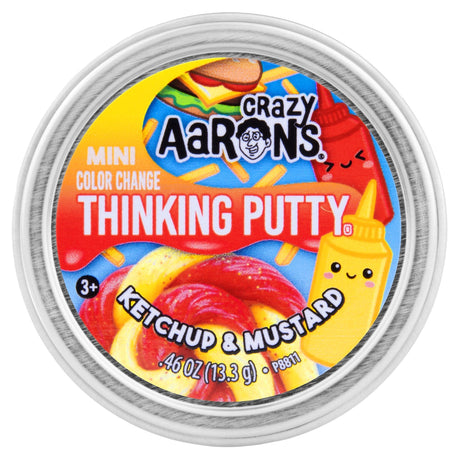 Crazy Aaron's Mini Ketchup & Mustard Thinking Putty - product image 3