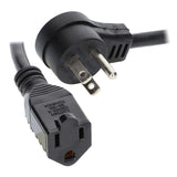 RIGHT ANGLE POWER EXTENSION CABLE - 6 IN