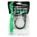 RIGHT ANGLE POWER EXTENSION CABLE - 6 IN
