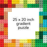 Lego Rainbow Bricks 1000 Piece Puzzle
