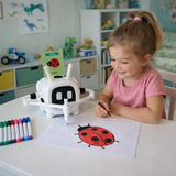 Funky Rico Inc - Smart Drawing Robot - With 192 Drawing Cards & Watercolor