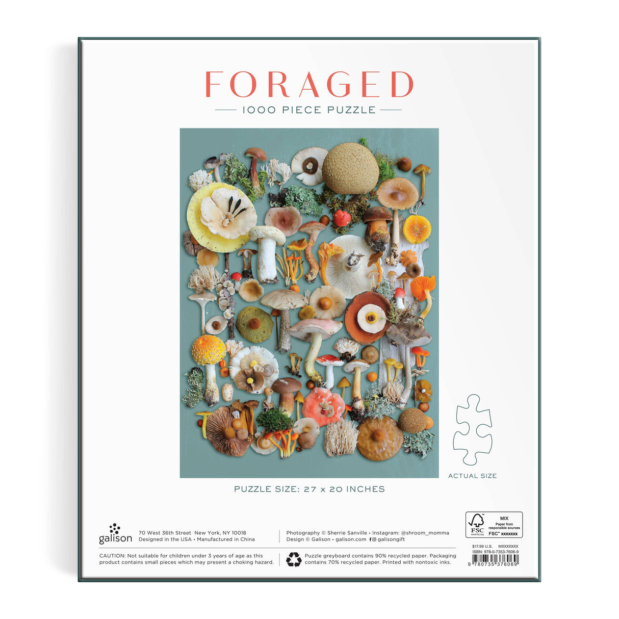 Galison - Foraged 1000 Piece Puzzle