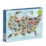 Galison - Wendy Gold State Birds 1000 Piece Puzzle
