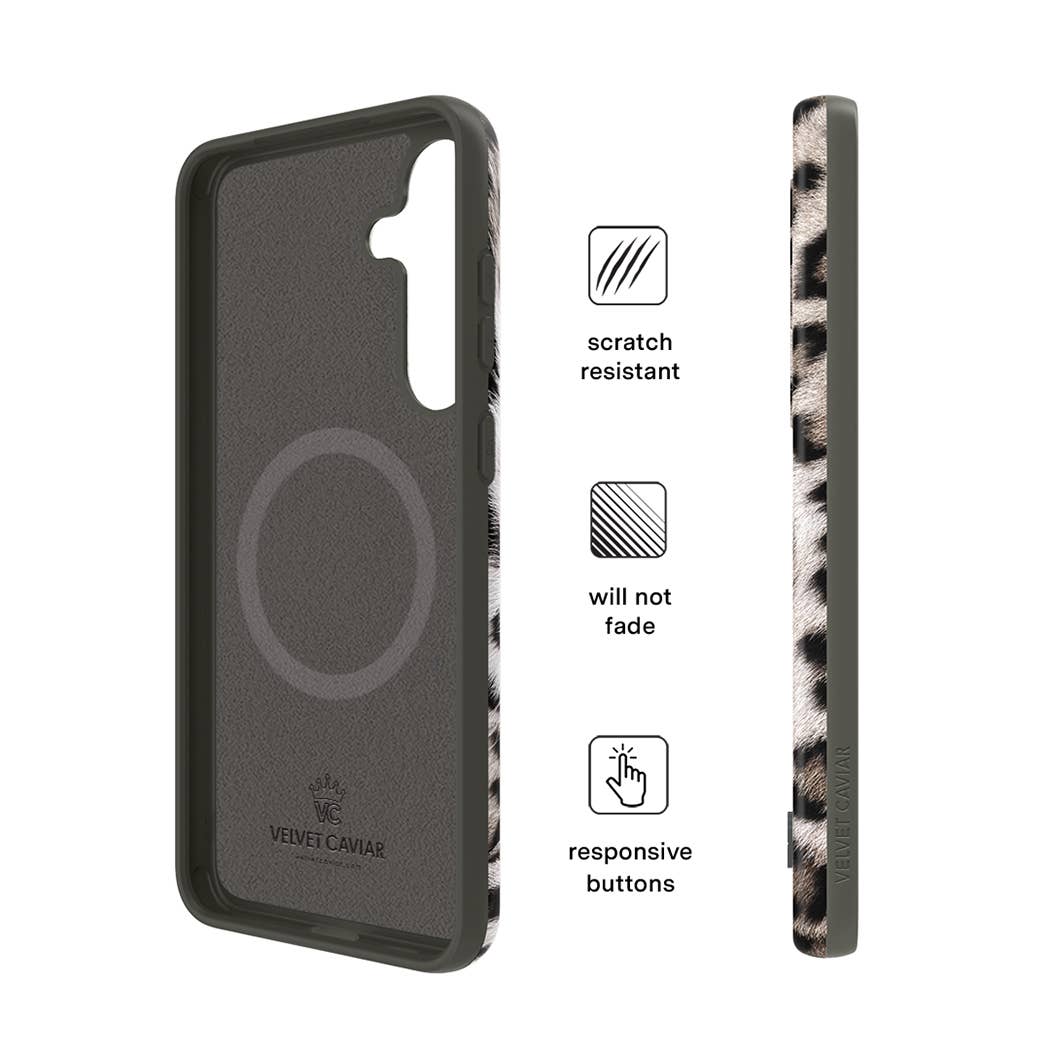 VELVET CAVIAR -  Samsung Galaxy S25 Plus - Arctic Leopard Phone Case