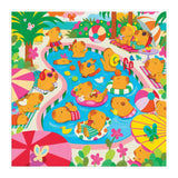 Mudpuppy - Capybara Pool Day 500 Piece Family Puzzle