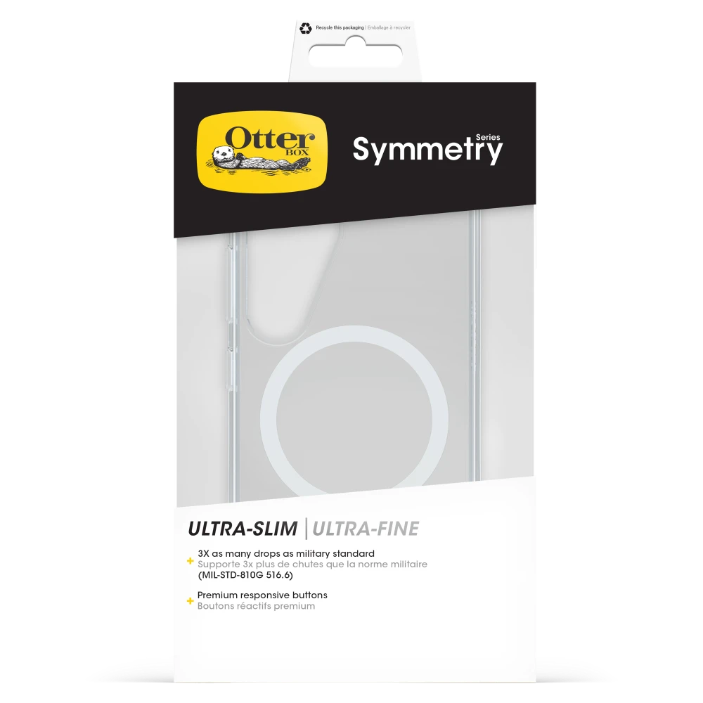 OtterBox - Symmetry Clear Magnetic Case for Samsung Galaxy S25 - Clear