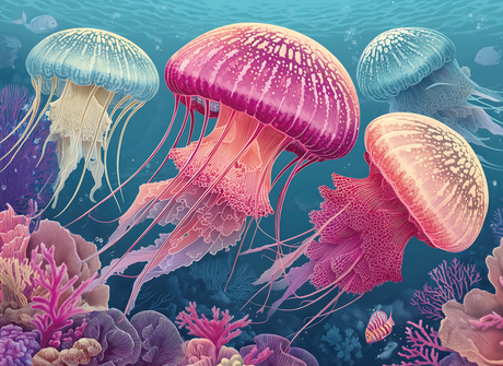 Final Piece Puzzles - No. 14 - Jellyfish Bloom