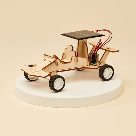 Kitsville - Solar Powered Race Car DIY Kit, STEM Toy, Craft Kit