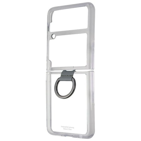 Samsung - Silicone Case With Ring For Samsung Galaxy Z Flip3 5g - Transparent