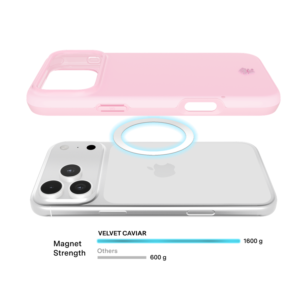 VELVET CAVIAR - IPhone 17 Pro Max MagSafe Case Open Camera - Strawberry Milk