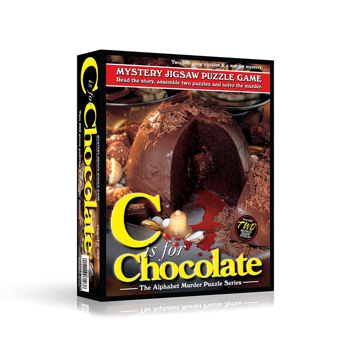 Wood Expressions - C is for Chocolate Alphabet Mystery Puzzles (2) 500 pieces