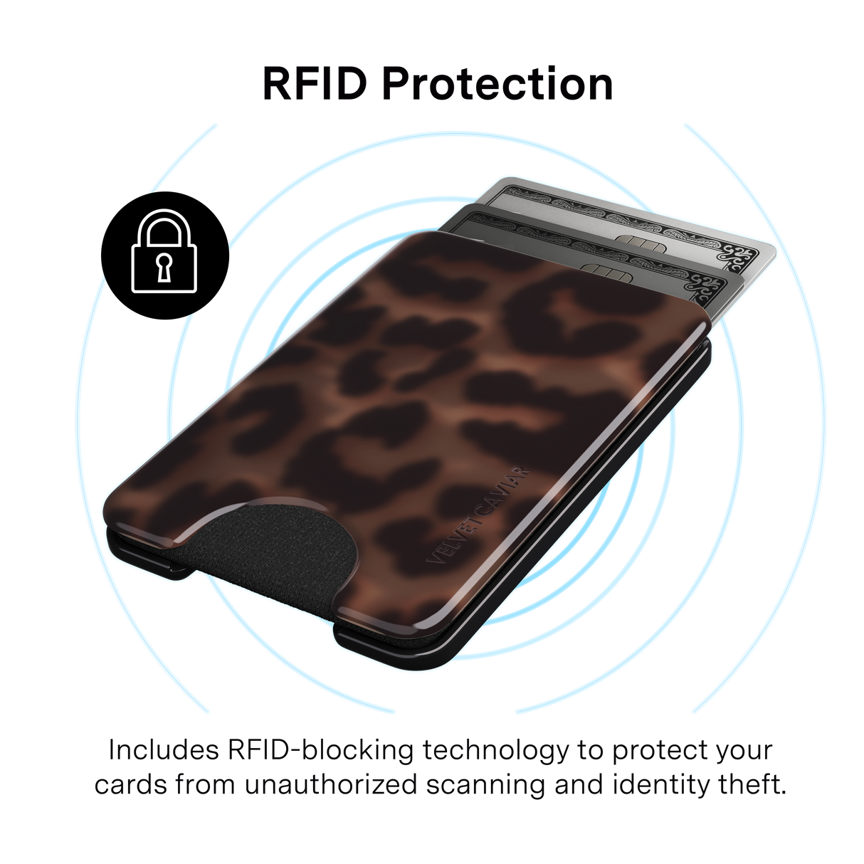 VELVET CAVIAR - Magnetic Phone Wallet- It Girl Leopard