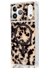 Flaunt - Square MagSafe Case for Apple iPhone 17 Pro Max - Blonde Tortoise Shell