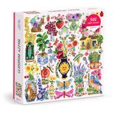 Galison - Buzzy Bouquets 500 Piece Puzzle