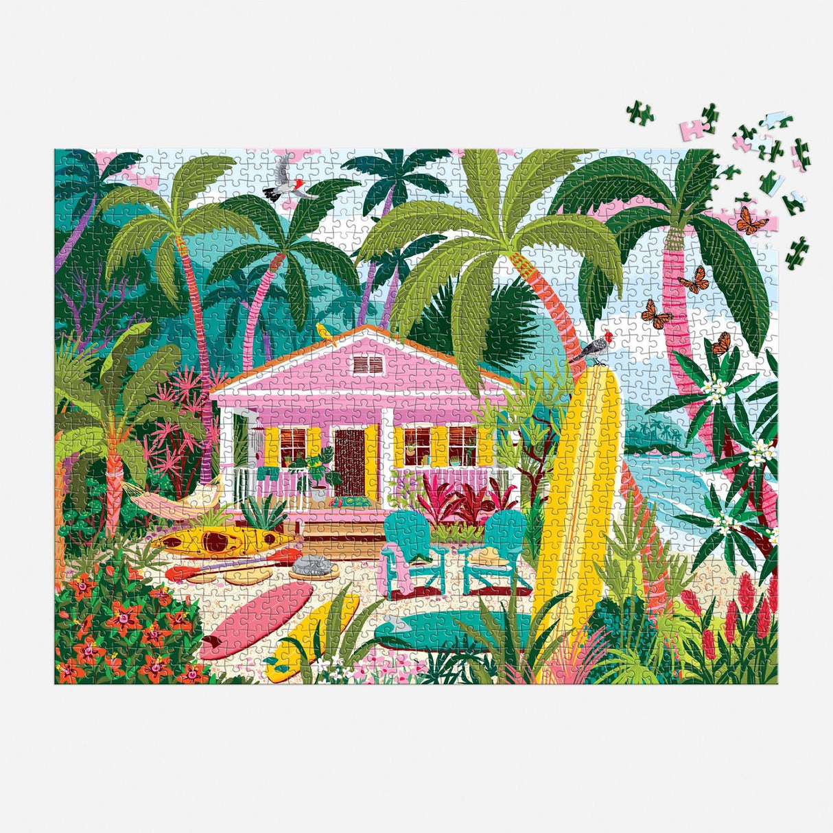 Galison - Surfside Bungalow 1000 Piece Puzzle