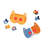 Petit Collage - Catventures - The Sleepover: 100-Piece Decoder Puzzle