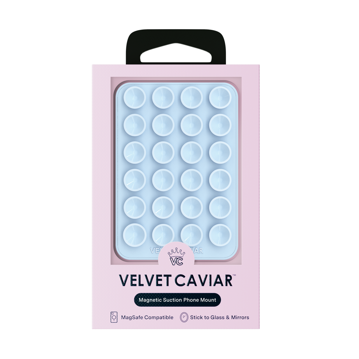 VELVET CAVIAR - Magnetic Suction Phone Mount- Blue