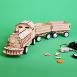 Kitsville - Train DIY Kit, Educational STEM Toy for Kids, Craft Kit